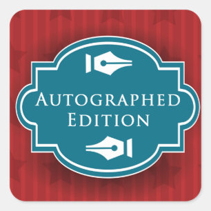 Sticker Carré Autographe Rectangle Edition