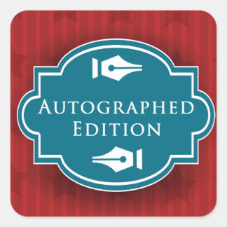 Sticker Carré Autographe Rectangle Edition