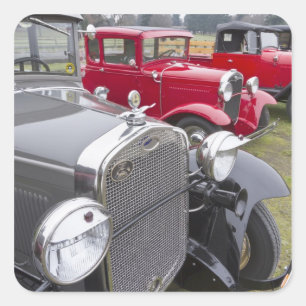 Sticker Carré Automobiles antiques de Ford