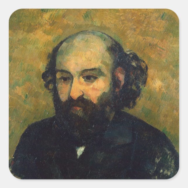 Sticker Carré Autoportrait, 1880-81 (Devant)