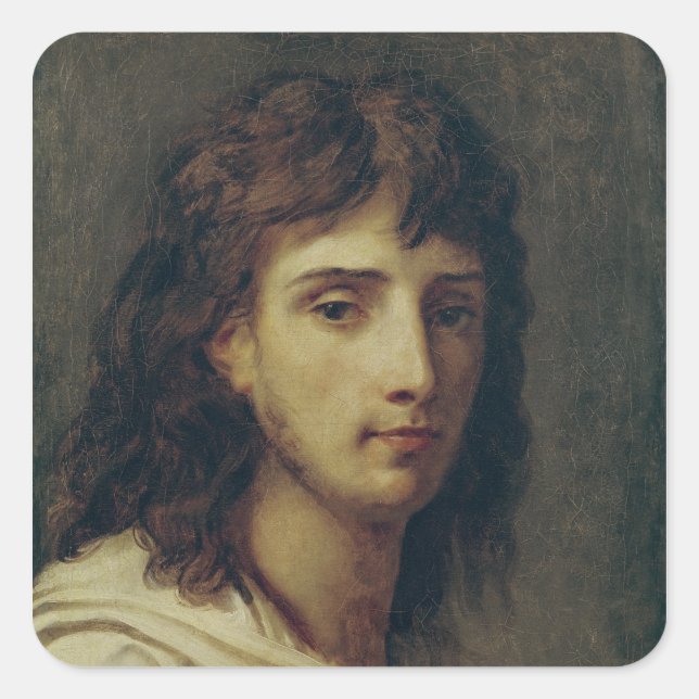 Sticker Carré Autoportrait 3 (Devant)