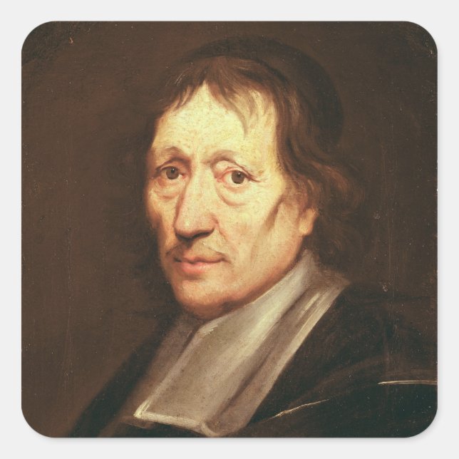 Sticker Carré Autoportrait, c.1672 (Devant)