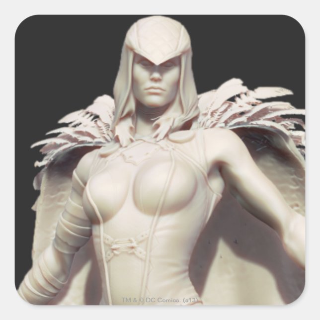 Sticker Carré Autre corbeau (Devant)