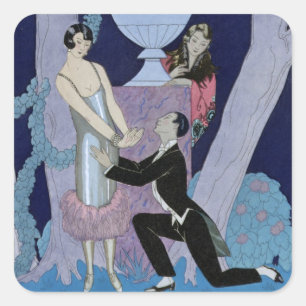 Sticker Carré Avarice, 1924 (copie de pochoir)