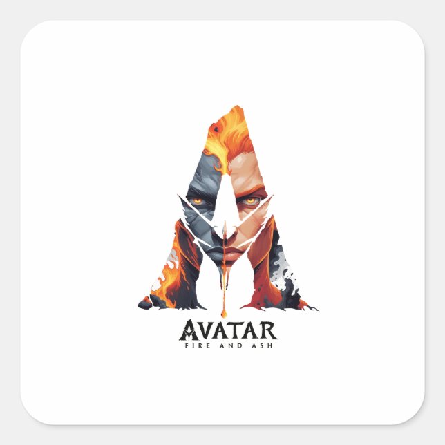Sticker Carré Avatar: Fire and Ash (Devant)
