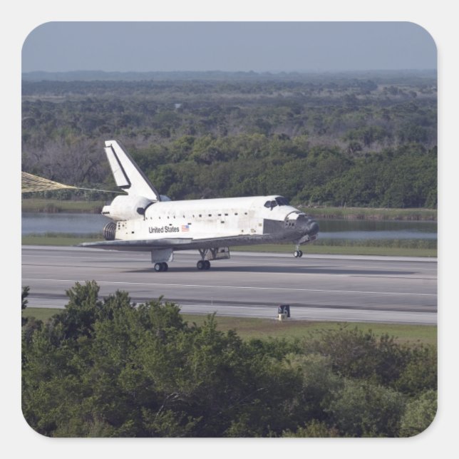 Sticker Carré Avec le glissière de traînée débranché 2 (Devant)