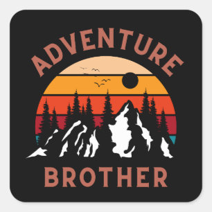 Sticker Carré Aventure Kid