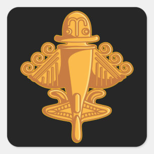 Sticker Carré AVION DE QUIMBAYA Quimbaya, ancien théoricien Ali