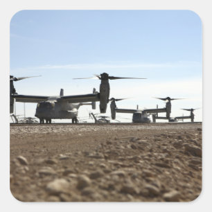 Sticker Carré Avion tiltrotor V-22 Osprey