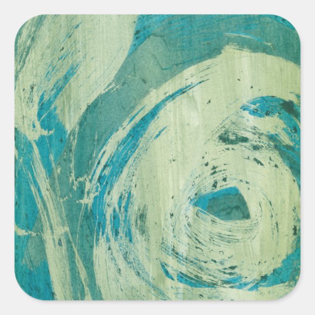 Sticker Carré Avril Douches II (Devant)