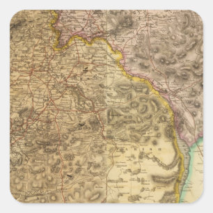 Sticker Carré Ayrshire composée