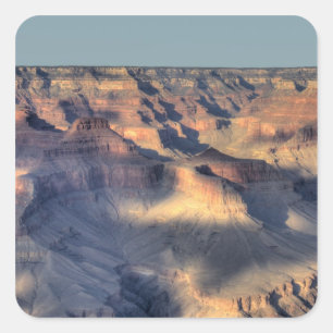 Sticker Carré AZ, Arizona, parc national du Grand Canyon, sud 4