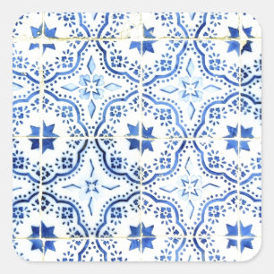 Sticker Carré Azulejos, Portuguese Tiles