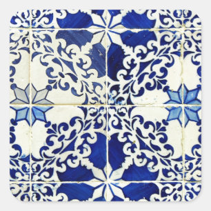 Sticker Carré Azulejos, Portuguese Tiles