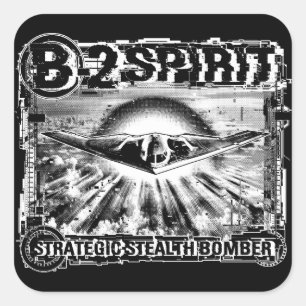 Sticker Carré B-2 Spirit