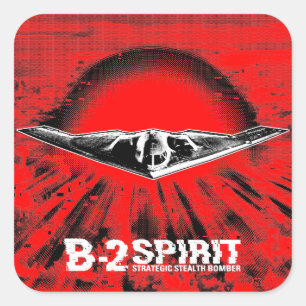 Sticker Carré B-2 Spirit