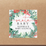 Sticker Carré Baby shower de couronne de Noël<br><div class="desc">*** Veuillez saisir H084 dans la recherche de magasin pour trouver tous les articles correspondants *** Ou visitez notre collection de Baby showers de couronne de Noël. *** Ce design de haute qualité est facile à customiser pour correspondre à vos couleurs, styles et thèmes mariages. Pour plus de personnalisation, cliquez...</div>