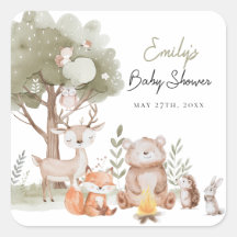 Baby shower forestier