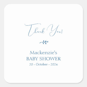 Sticker Carré Baby-Shown Classe Moderne Minimaliste
