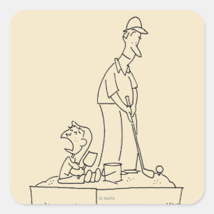 Sticker Carré Bac à sable