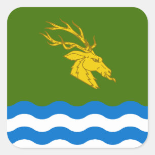 Sticker Carré Badge de populace SCA Buckston-on-Eno