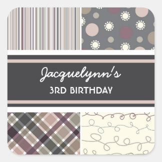Sticker Carré baguette d'anniversaire fatfatifatifatifatifatit R