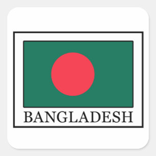 Sticker Carré Baguette du Bangladesh