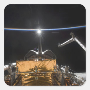 Sticker Carré Baie de la charge utile d'Atlantide de navette