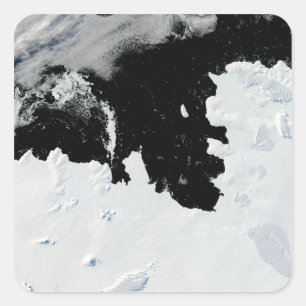 Sticker Carré Baie de Pine Island en Antarctique occidental
