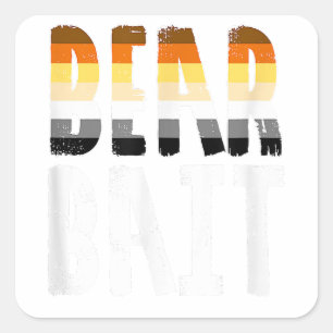 Sticker Carré Bait d'ours - Ours Gay pride amusant