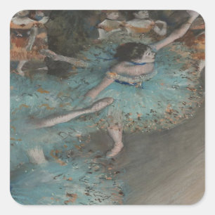 Sticker Carré Balayage de la danseuse par Degas
