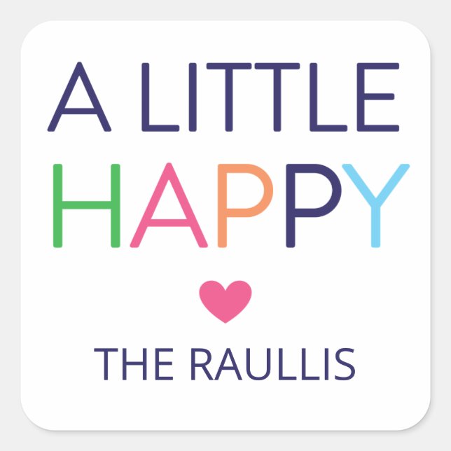 STICKER CARRÉ BALISES CADEAUX (Devant)