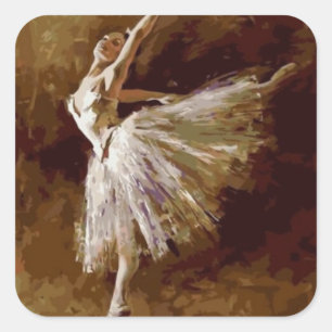 Sticker Carré Ballet_Ballerina