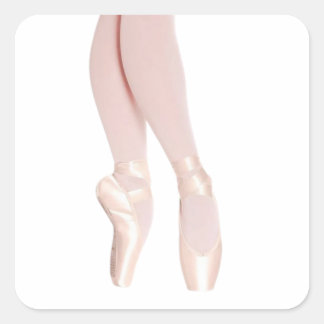 Sticker Carré Ballet Point Shoes