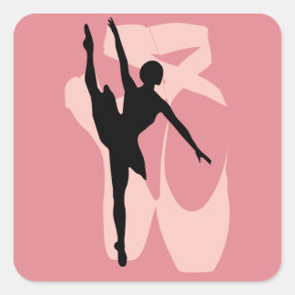 Sticker Carré Ballet Pointe