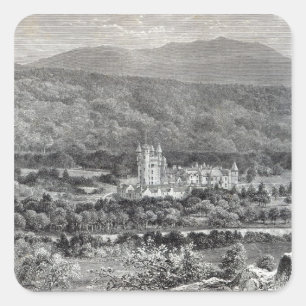 Sticker Carré Balmoral, de 'Leisure Hour', 1888