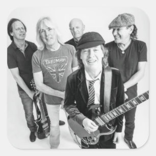 Sticker Carré Bande de musique