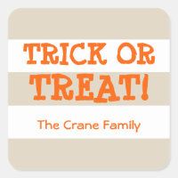 Bandes modernes orange tour ou traiter Halloween
