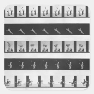 Sticker Carré Bandes-photos pour un praxinoscope