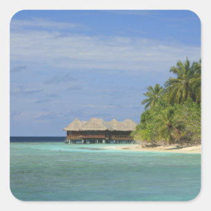 Sticker Carré Bandos Island Resort, Atoll Nord Malé, Les