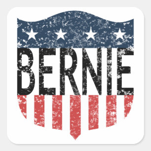 Sticker Carré Bannière étoilée de BERNIE
