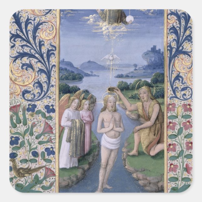 Sticker Carré Baptism of Christ (Devant)