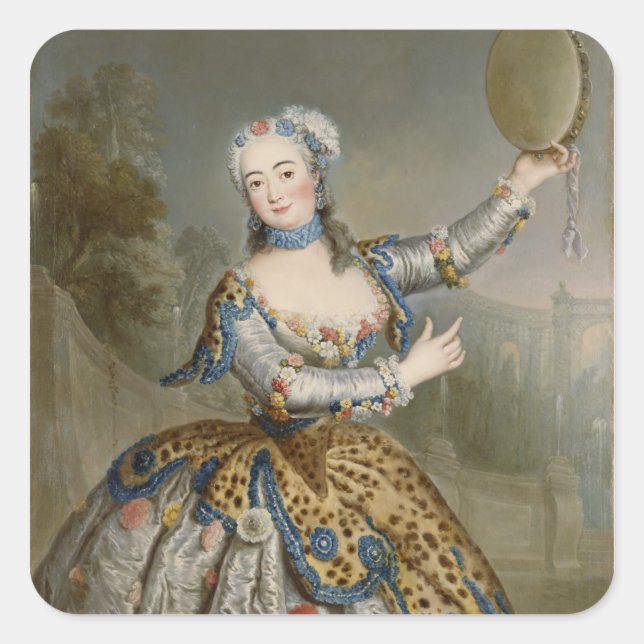 Sticker Carré Barbara Campanini (Devant)