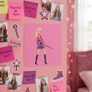 Sticker Carré Barbie