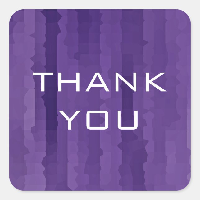 Sticker Carré Barre Mitzvah Purple Techno Streaks (Devant)