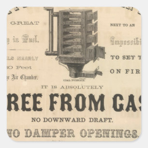 Sticker Carré Bartlett et Leslie