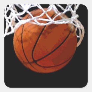 Sticker Carré Basket