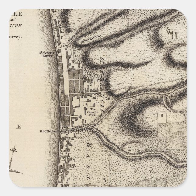 Sticker Carré Basse Terre (Devant)