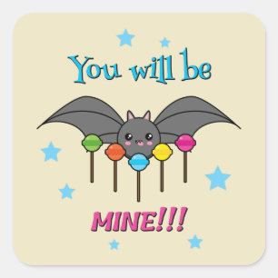 Sticker Carré Bat Craving Lollipops