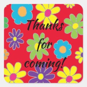 Sticker Carré Bat mitzvah à barres